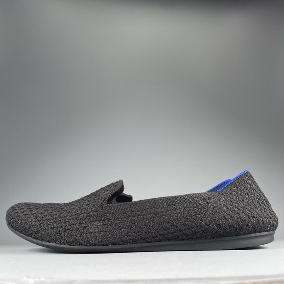 Rothy’s The Flat Women's Size 8.5 Black Knit Slip On Round Toe Casual Loafer GUC - Picture 1 of 8